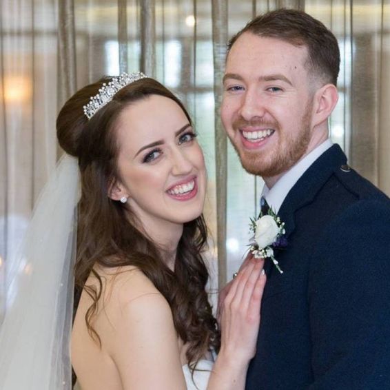 Ashleigh and Christopher are celebrating their first Valentine's Day as a married couple