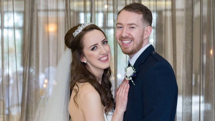 Ashleigh and Christopher are celebrating their first Valentine's Day as a married couple