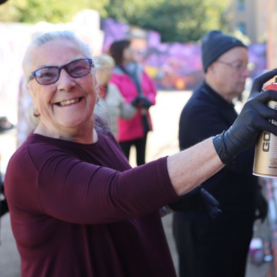 Livingwell helps people get creative with street art