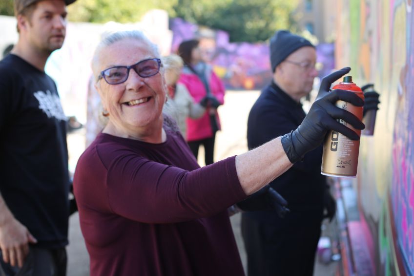 Livingwell helps people get creative with street art