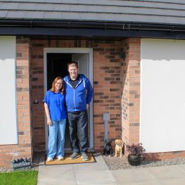 Alison and Stuart Sim, Johnstonebridge, Wheatley Homes South