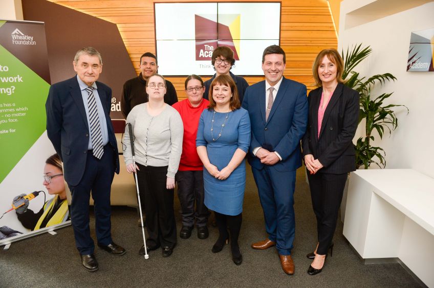 Scottish Employability and Training Minister Jamie Hepburn launches Wheatley Works