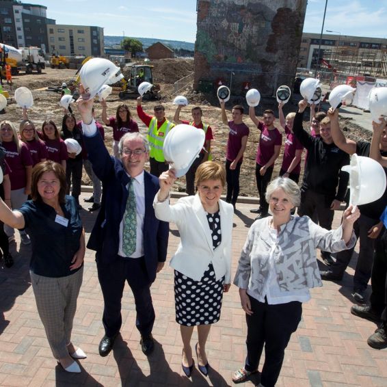 First Minister Nicola Sturgeon backs Wheatley's £185m funding deal