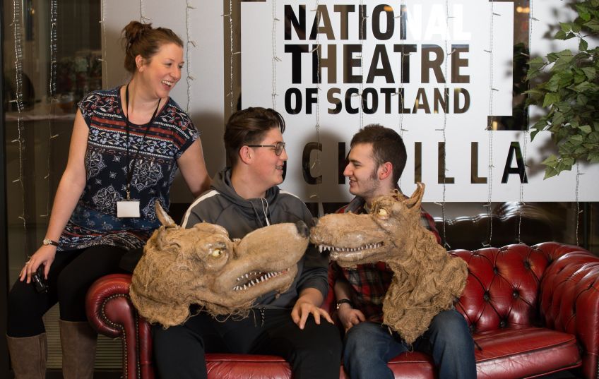 Young people take part in theatre workshop thanks to Wheatley Foundation