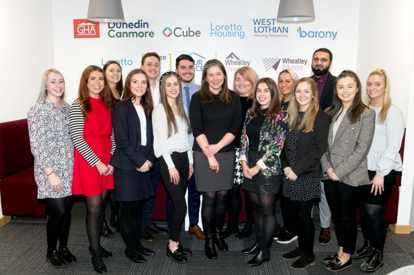 Wheatley Grads meet Aileen Campbell MSP