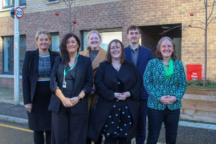 Minister for Social Care, Mental Wellbeing & Sport Maree Todd MSP visits Wheatley Care's Beaverbank service in Edinburgh