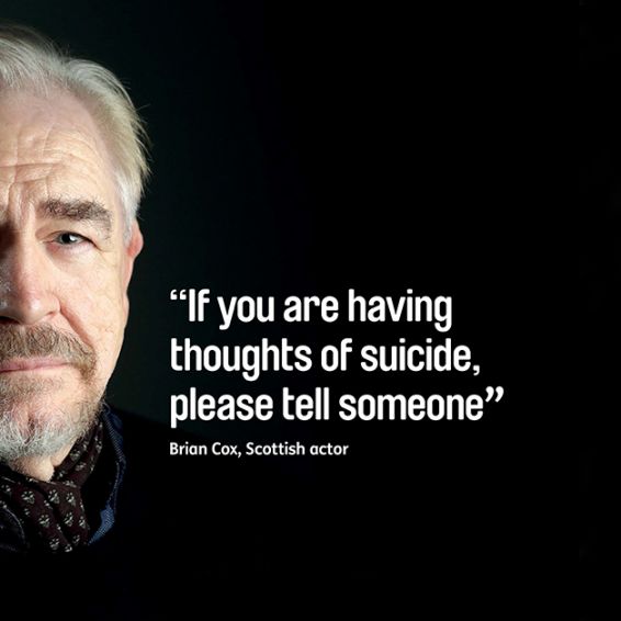 Brian Cox is supporting Suicide Prevention Week