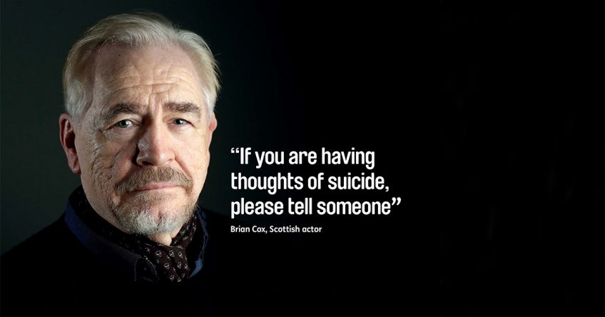 Brian Cox is supporting Suicide Prevention Week