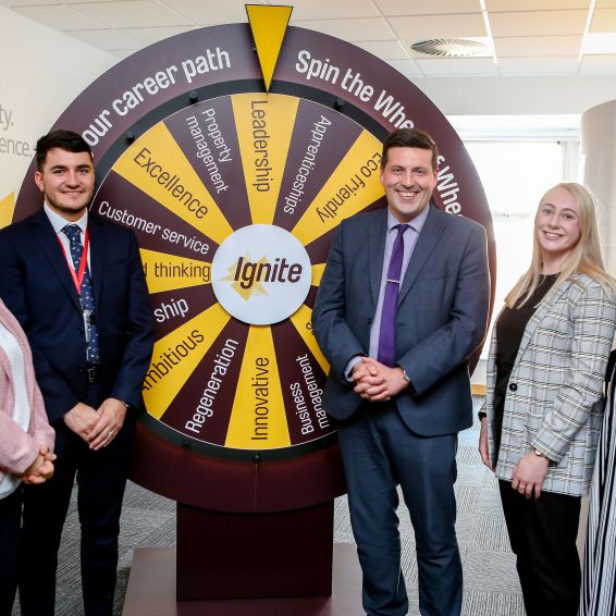 Jamie Hepburn launches Wheatley's graduate programme