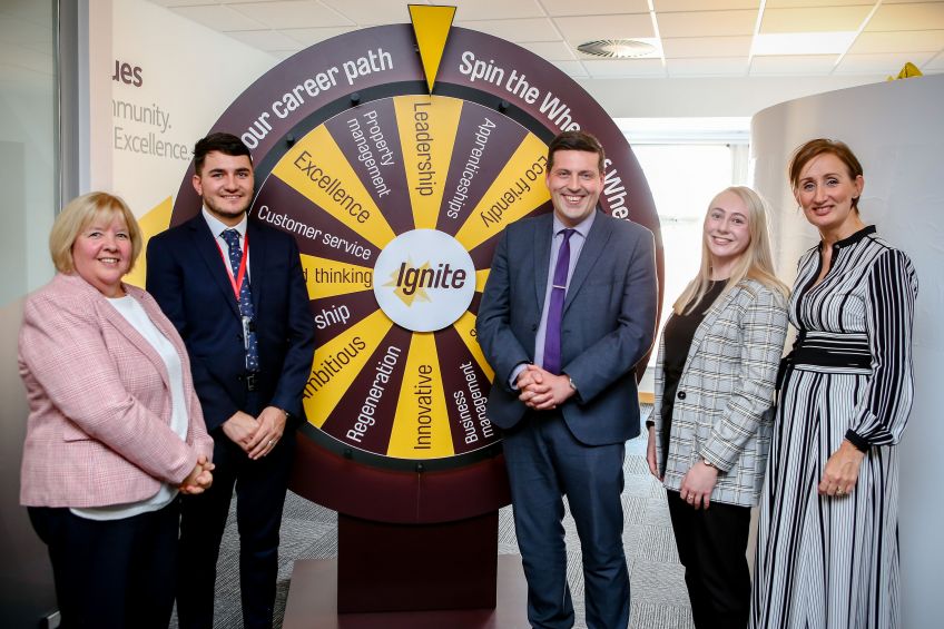 Jamie Hepburn launches Wheatley's graduate programme