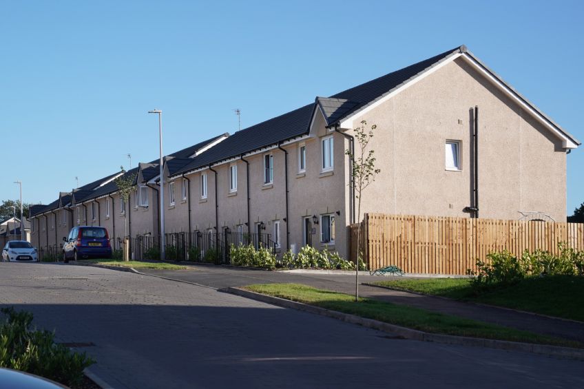 Image of houses at Wheatley Group's Roslin development