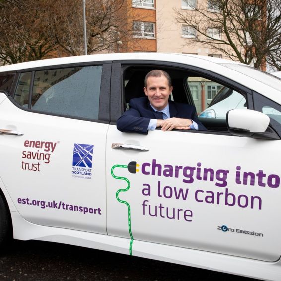 Cabinet Secretary Michael Matheson launches car share scheme