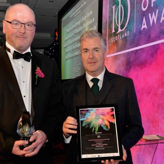 Institute of Directors Scotland honour for Wheatley Group's Martin Armstrong