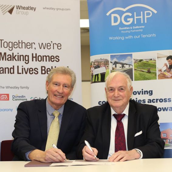 DGHP and Wheatley Chairs welcome new partnership