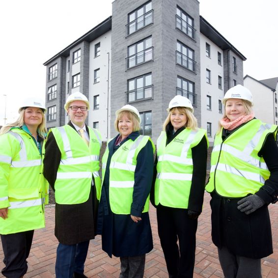 Housing Minister Kevin Stewart visits new Dunedin Canmore homes in Wisp