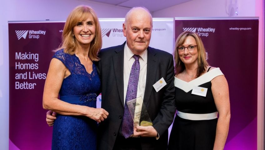 TV broadcaster Jackie Bird hosted the W.E. Excel awards