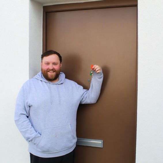 Robert McFadyen, at his new home at the Bellgrove, October 2026