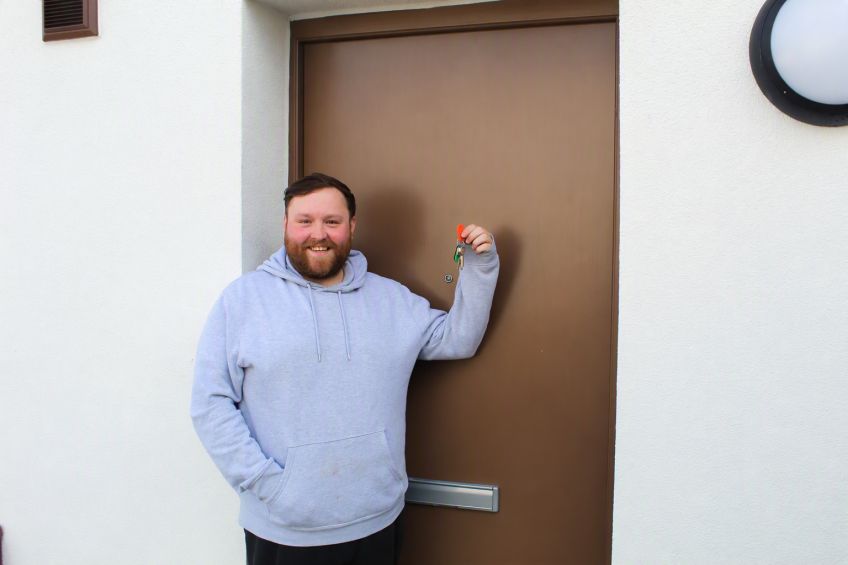 Robert McFadyen, at his new home at the Bellgrove, October 2026