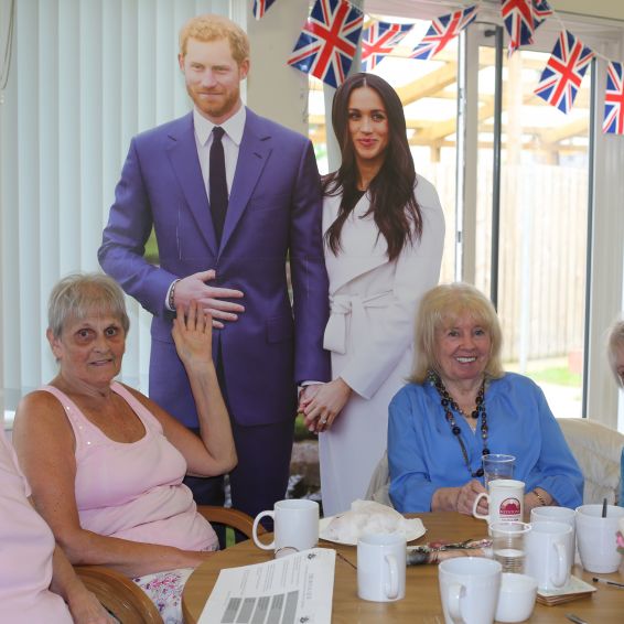 Older tenants celebrate Royal Wedding